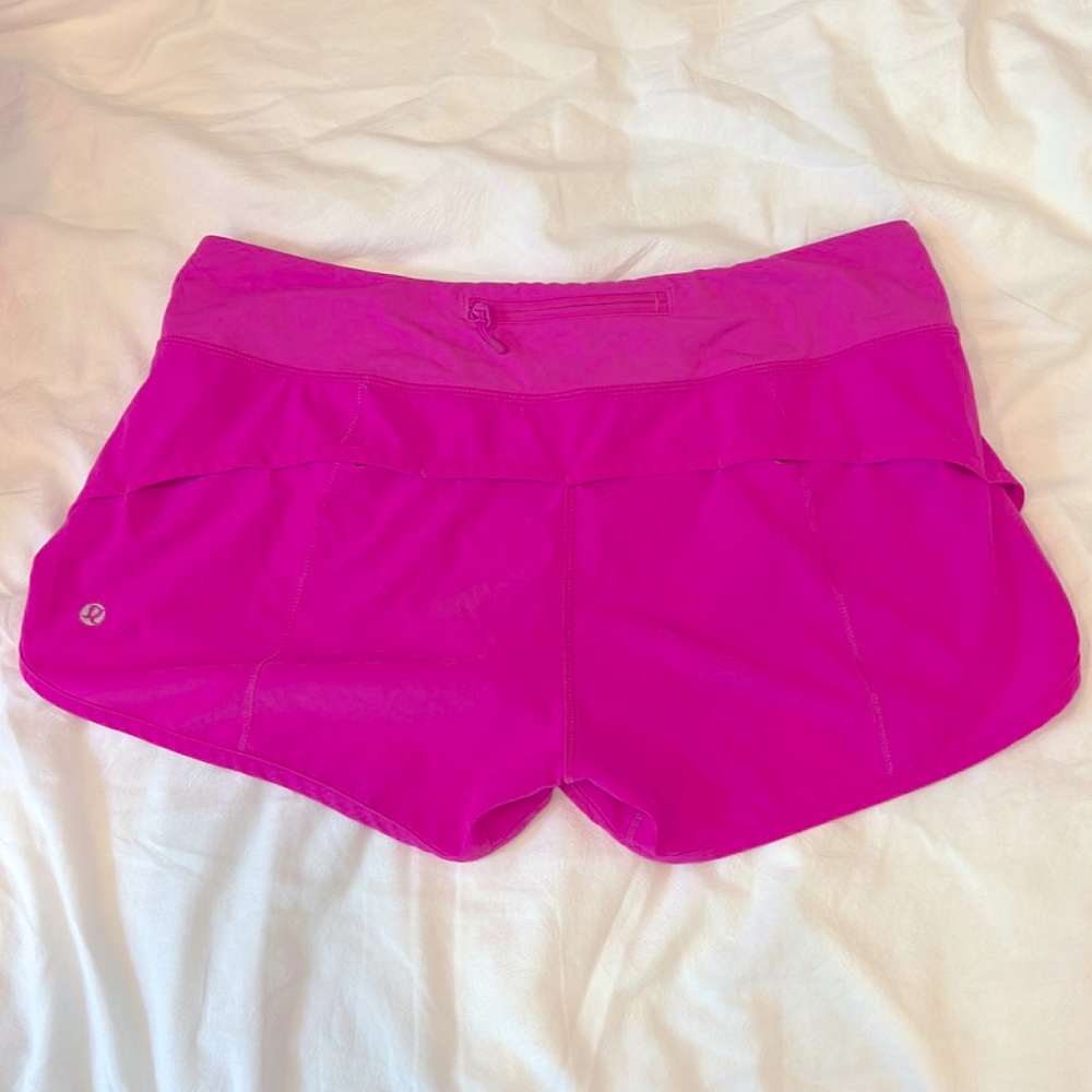 Hot pink Lululemon shorts